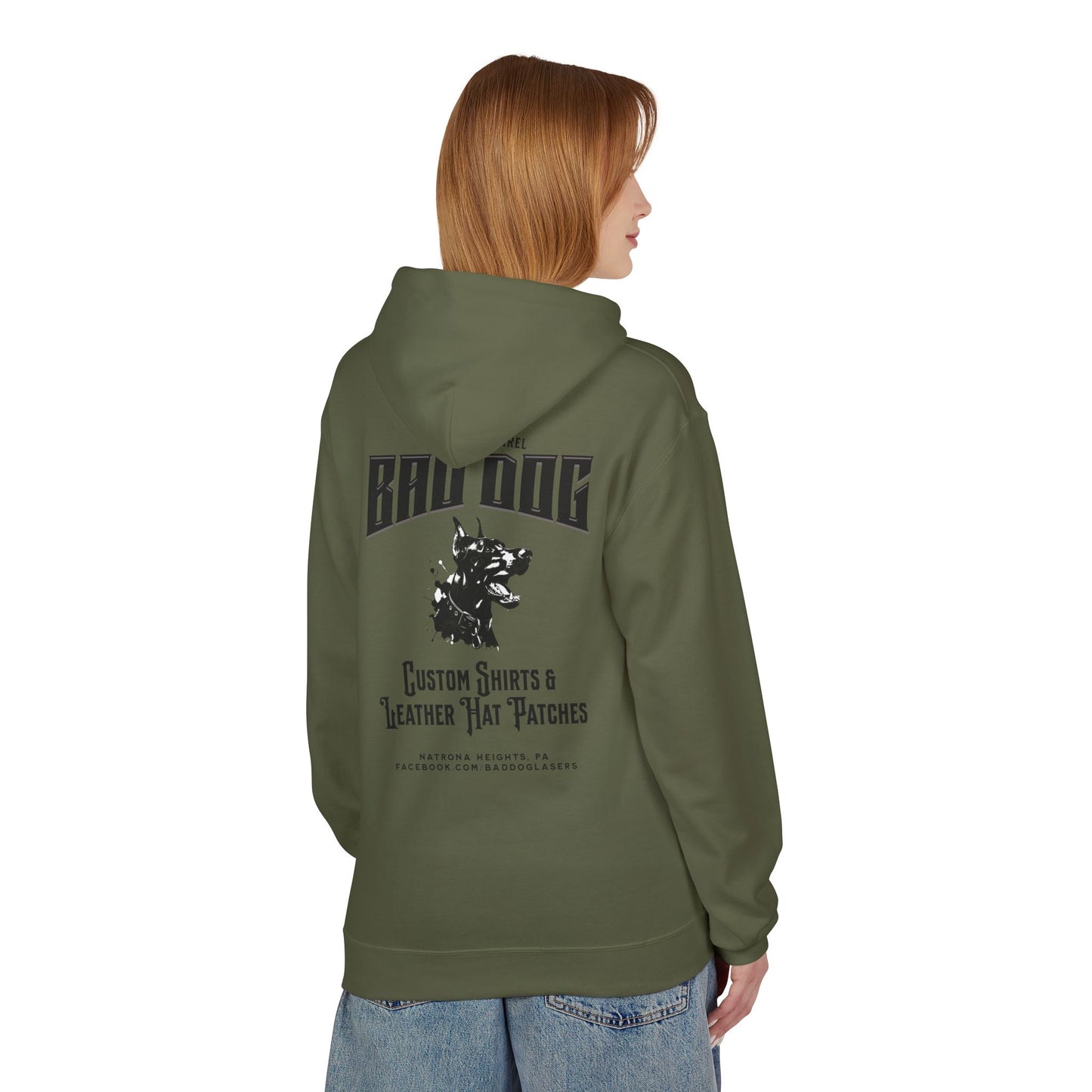 Bad Dog Unisex Fleece Hoodie