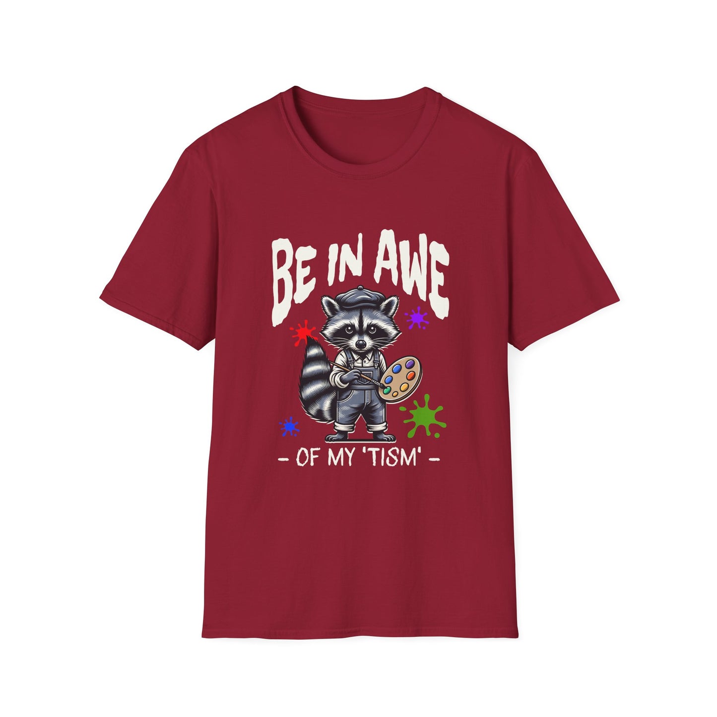 Awe-tism T-Shirt, Cute Animal Tee, Unisex Graphic Shirt, Creative Gifts, Art Lover Apparel, Fun Gift Idea