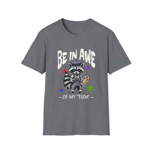 Awe-tism T-Shirt, Cute Animal Tee, Unisex Graphic Shirt, Creative Gifts, Art Lover Apparel, Fun Gift Idea