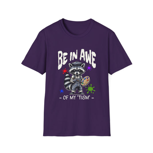 Awe-tism T-Shirt, Cute Animal Tee, Unisex Graphic Shirt, Creative Gifts, Art Lover Apparel, Fun Gift Idea