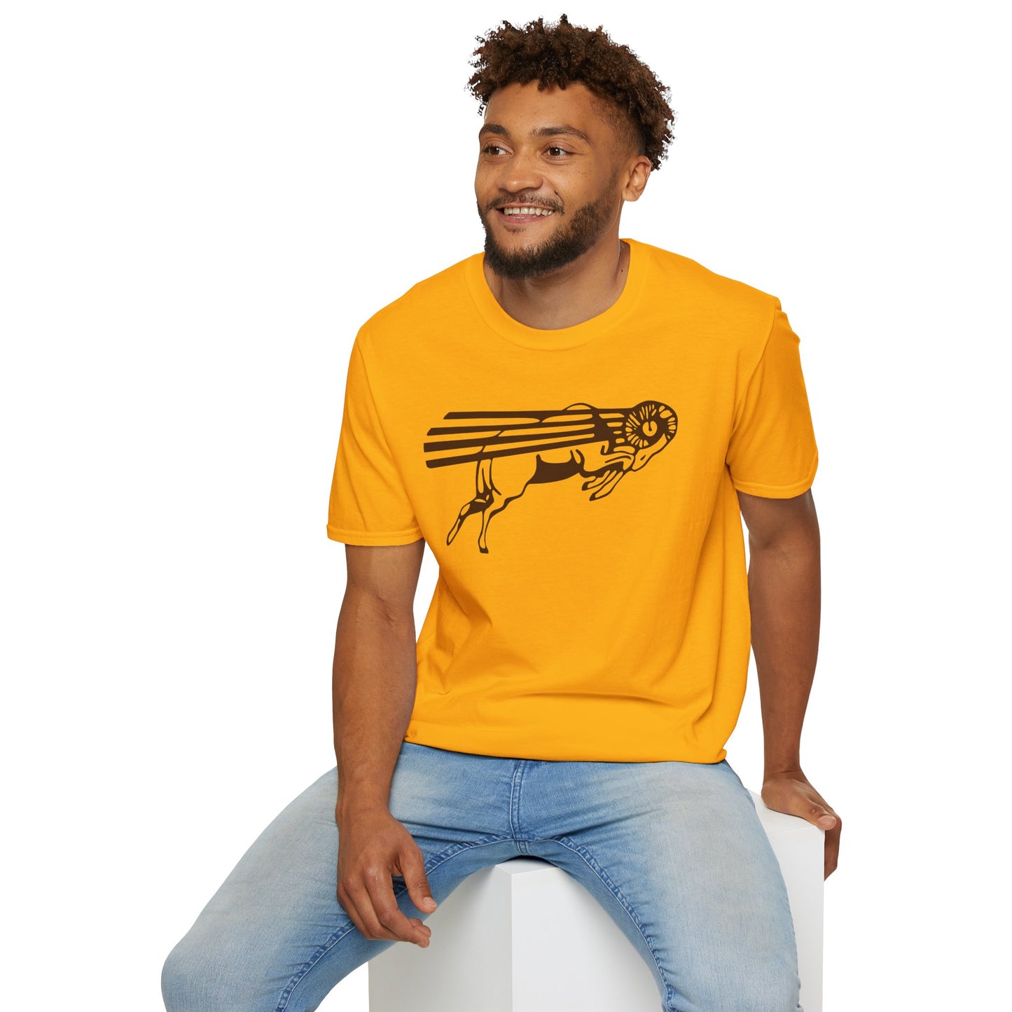 Brown Flying Ram T-Shirt
