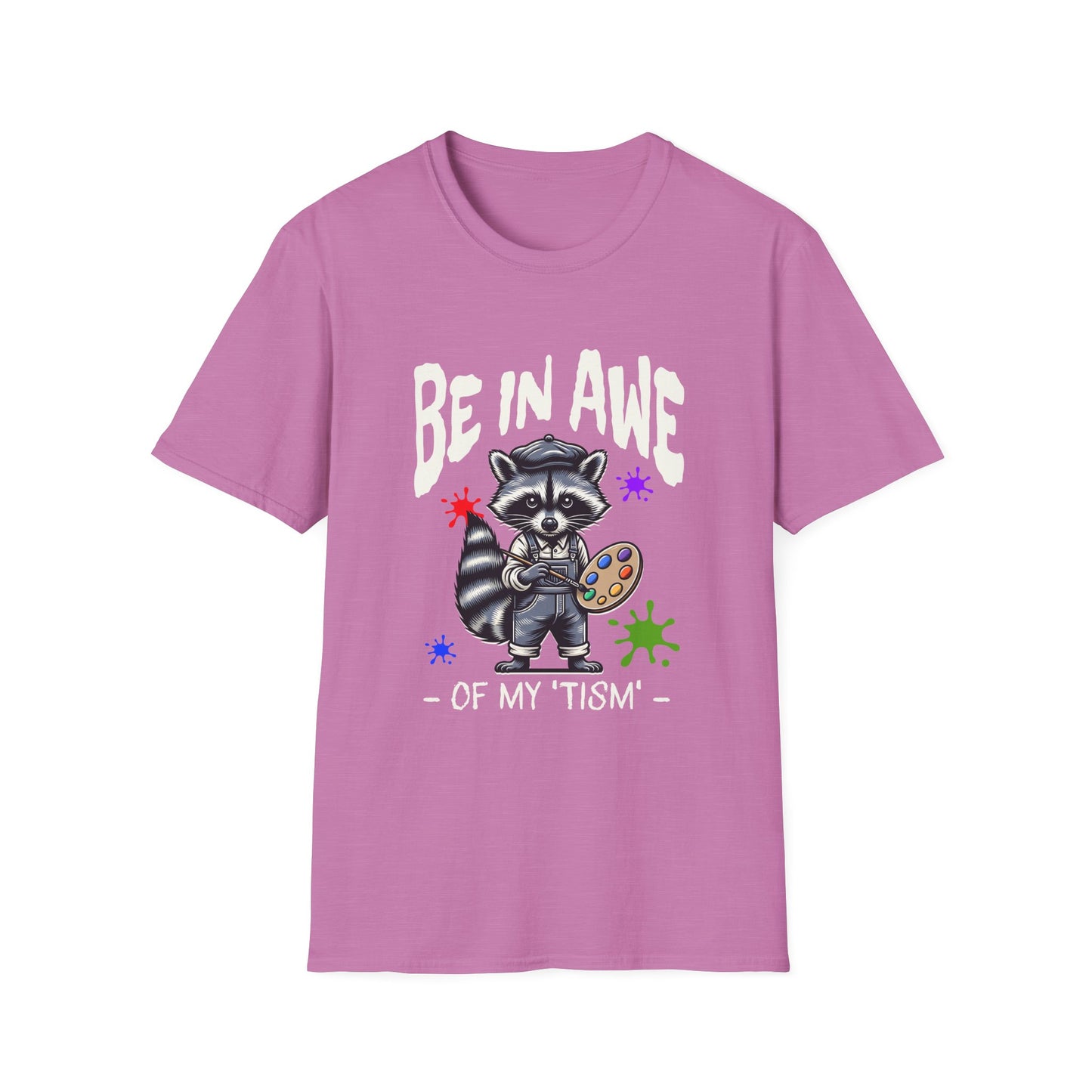 Awe-tism T-Shirt, Cute Animal Tee, Unisex Graphic Shirt, Creative Gifts, Art Lover Apparel, Fun Gift Idea
