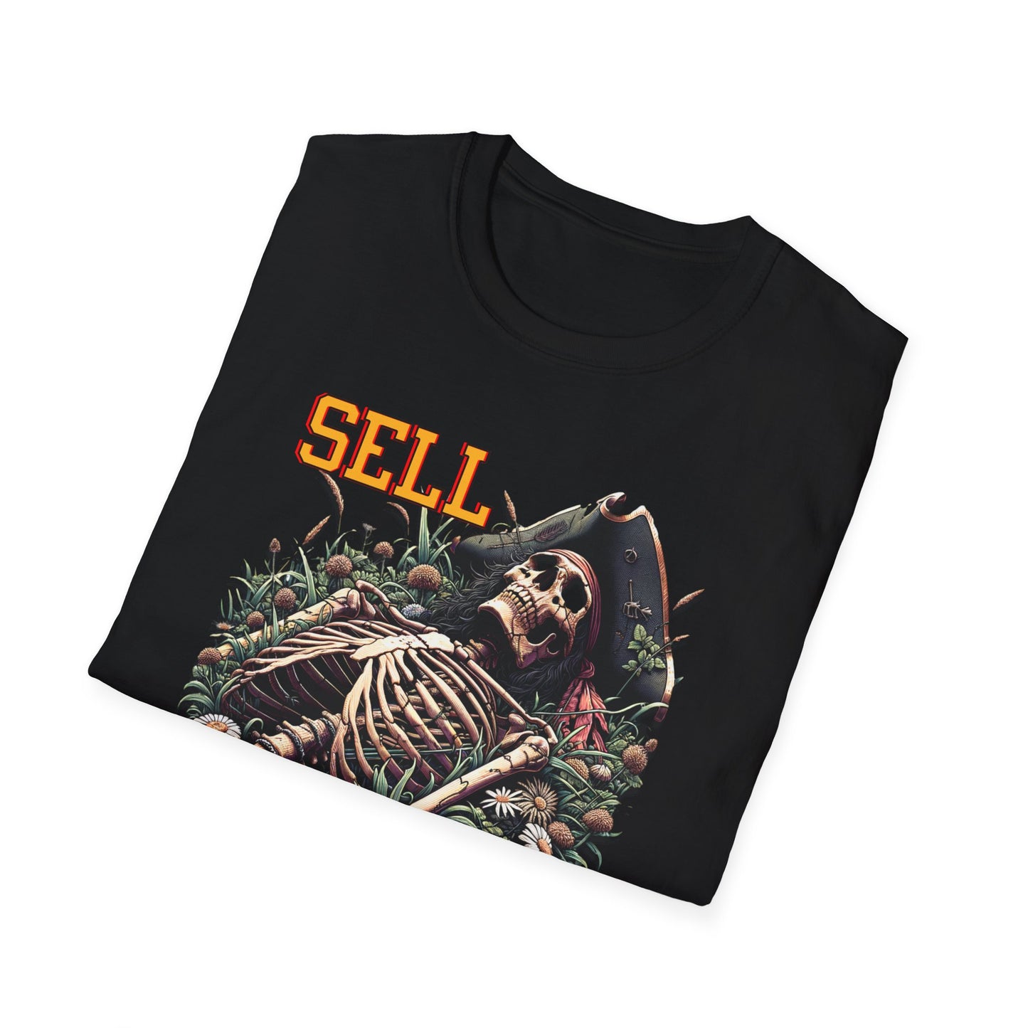 Sell the Team Bob Dead Pirate Unisex T-Shirt, Gift for Sports Fans, Casual Wear, Team Spirit, Birthday Present, Sports Event Shirt