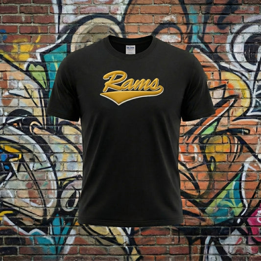 Rams "Liquid Gold" 3D Puff Tee