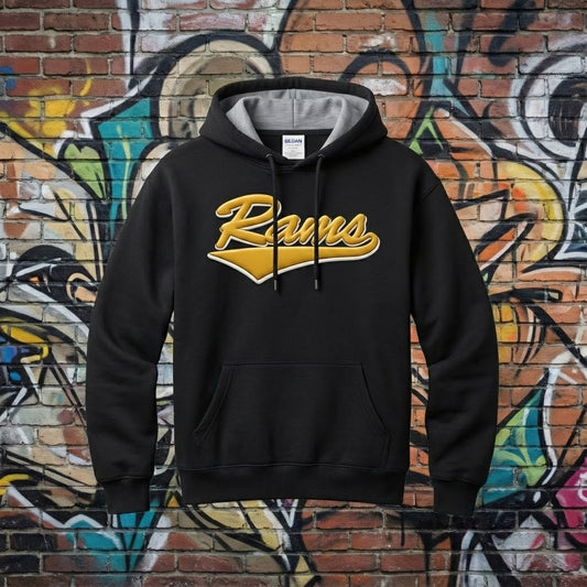 Rams 3D Puff Print Hoodie